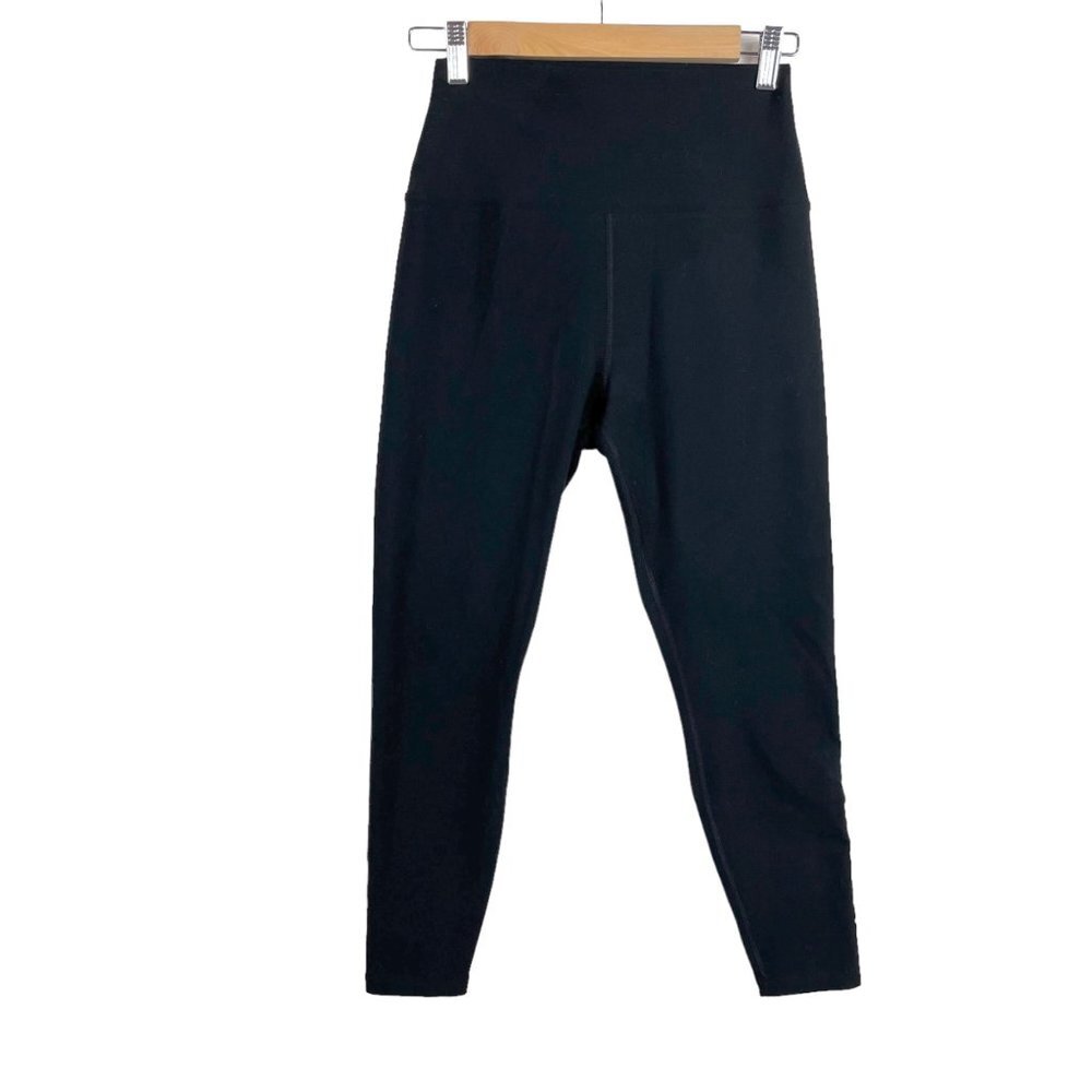 Peloton‎ black legging colorful letters size S